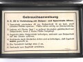 Transportkasten "15 Stück Zug-Zünder 35" datiert 1940