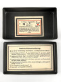 Transportkasten "15 Stück Zug-Zünder 35" datiert 1940