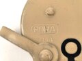 Wehrmacht Vorhängeschloss "Bora 1944", Originallack, Neuwertig mit zwei Schlüsseln, so auch an den Motorradpacktaschen verwandt