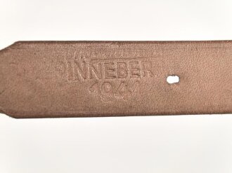 Tornisterriemen Wehrmacht datiert 1941, wohl ungebraucht