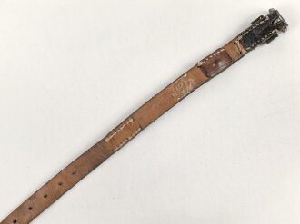 Tornisterriemen Wehrmacht, getragenes Stück, datiert 1942