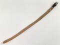 Tornisterriemen Wehrmacht, getragenes Stück, datiert 1942, 53 cm lang