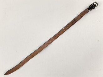 Tornisterriemen Wehrmacht, getragenes Stück, datiert 1941