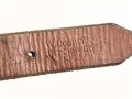 Tornisterriemen Wehrmacht, getragenes Stück, datiert 1942