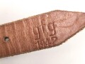 Tornisterriemen Wehrmacht, getragenes Stück, datiert 1942
