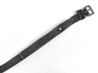 Tornisterriemen Wehrmacht, getragenes Stück, mit Reichsbetriebsnummer