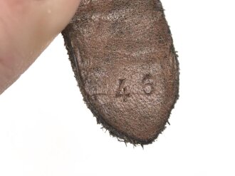 Tornisterriemen Wehrmacht, getragenes Stück, mit Hersteller