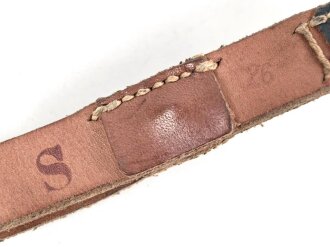 Tornisterriemen Wehrmacht, getragenes Stück, datiert 1941