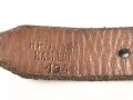 Tornisterriemen Wehrmacht, getragenes Stück, datiert 1942