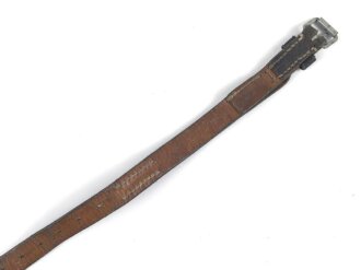 Tornisterriemen Wehrmacht, getragenes Stück, datiert 1942