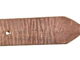 Tornisterriemen Wehrmacht, getragenes Stück, datiert 1942