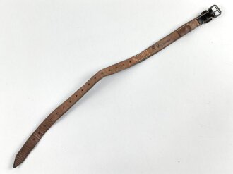 Tornisterriemen Wehrmacht, getragenes Stück, datiert 1942