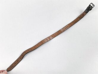 Tornisterriemen Wehrmacht, getragenes Stück, datiert 1942