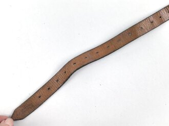 Tornisterriemen Wehrmacht, getragenes Stück, datiert 1942