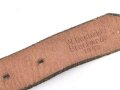 Tornisterriemen Wehrmacht, getragenes Stück, datiert 1942