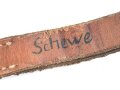 Tornisterriemen Wehrmacht, getragenes Stück, datiert 1941