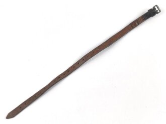 Tornisterriemen Wehrmacht, getragenes Stück, datiert 1937
