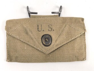 U.S. Army, 1942 dated First aid pouch, model 1924, used.
