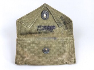 U.S. Army, 1942 dated First aid pouch, model 1924, used.