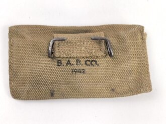 U.S. Army, 1942 dated First aid pouch, model 1924, used.