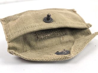 U.S. Army, 1942 dated First aid pouch, model 1924, used.