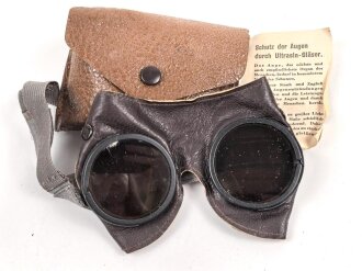 Allgemeine Schutzbrille Wehrmacht in Hülle aus...