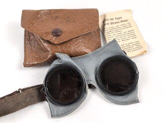 Allgemeine Schutzbrille Wehrmacht in Hülle aus...