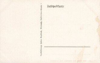 1. Weltkrieg, Ansichtskarte "Am Ufer der Somme bei...