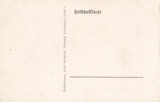 1. Weltkrieg, Ansichtskarte "Schützengraben bei...
