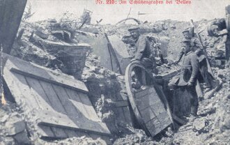 1. Weltkrieg, Ansichtskarte "Im Schützengraben...
