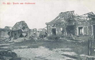 1. Weltkrieg, Ansichtskarte "Partie aus Guillemont"