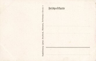 1. Weltkrieg, Ansichtskarte "Im Schützengraben...
