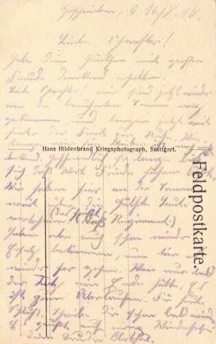 1. Weltkrieg, Ansichtskarte "Fesselballon"