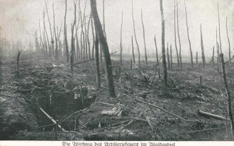1. Weltkrieg, Ansichtskarte "Die Wirkung des...