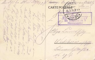 1. Weltkrieg, Ansichtskarte "Laon Kommandantur"