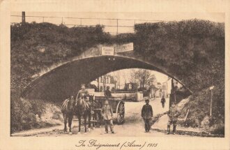 1. Weltkrieg, Ansichtskarte "In Guignicourt (Aisne)...