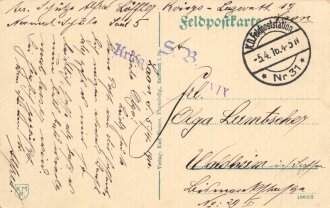 1. Weltkrieg, Ansichtskarte "Laon 1914/15, Ardonner...