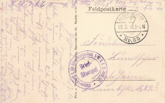 1. Weltkrieg, Ansichtskarte "Rethel i. Fr. - Der...