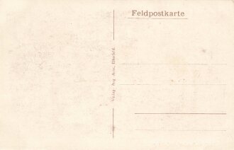 1. Weltkrieg, Ansichtskarte "Soldaten-Friedhof in...