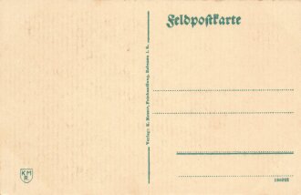 1. Weltkrieg, Ansichtskarte "Kirche zu Guignicourt...