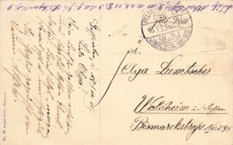 1. Weltkrieg, Ansichtskarte "Dinant a.d. Maas,...