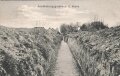 1. Weltkrieg, Ansichtskarte "Annäherungsgraben a.d. Aisne"