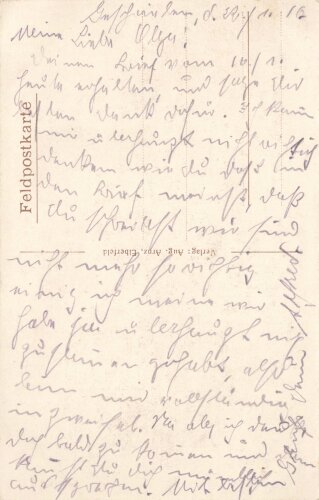 1. Weltkrieg, Ansichtskarte "Craonne"