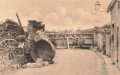 1. Weltkrieg, Ansichtskarte "Straßenbarrikade - Feldzug 1914/15"