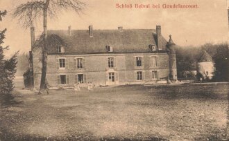 1. Weltkrieg, Ansichtskarte "Schloß Belvat bei...