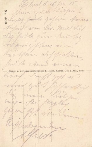 1. Weltkrieg, Ansichtskarte "Invicourt"