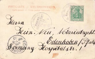 1. Weltkrieg, Ansichtskarte "Sänfte des...