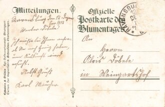 1. Weltkrieg, Ansichtskarte "Zur Erinnerung an die...