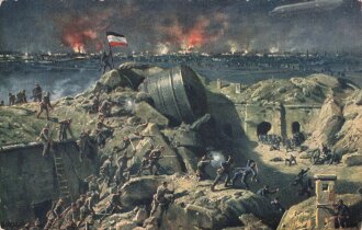 1. Weltkrieg, Ansichtskarte "Lüttich Erobert:...