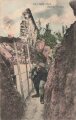 1. Weltkrieg, Ansichtskarte "Im Laufgraben durch Thelus"